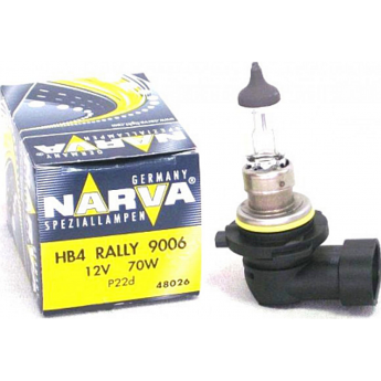 Лампа NARVA RALLYE HB4 12V 70W RA P22d C1 Лампа NARVA RALLYE HB4 12V 70W RA P22d C1