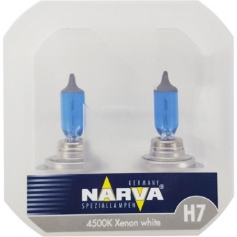 Лампа NARVA RANGE POWER WHITE H7 12V 55W PX26d 2 шт. Лампа NARVA RANGE POWER WHITE H7 12V 55W PX26d 2 шт.