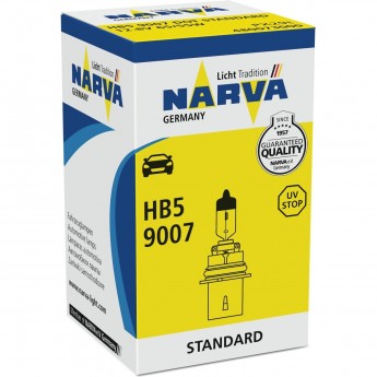 Лампа NARVA STANDARD HB5 12V PX29T 65/55W Лампа NARVA STANDARD HB5 12V PX29T 65/55W